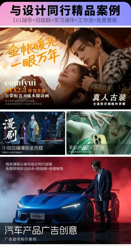 图片[2]-2026ComfyUI影像漫剧高阶课，本地云端双端部署SDXLFLUX千恩Z-Image-AI学社
